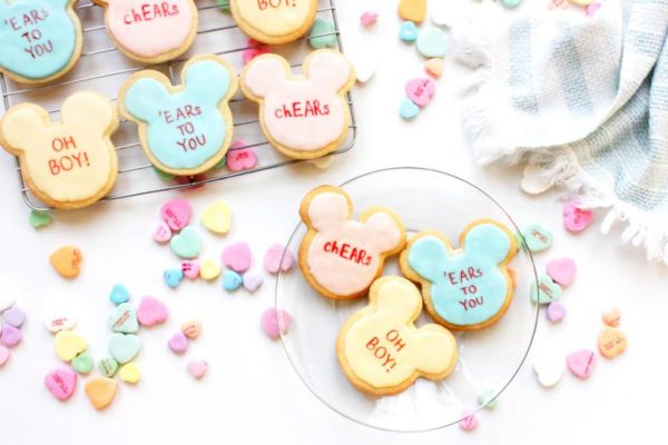 Mickey Valentine Cookies