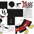 Mickey Mouse Papercraft