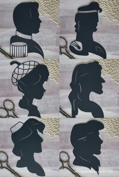 Disney Prince Silhouettes, Version 1