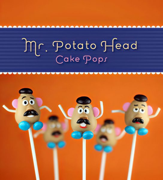 Mr. Potato Head Cake Pops