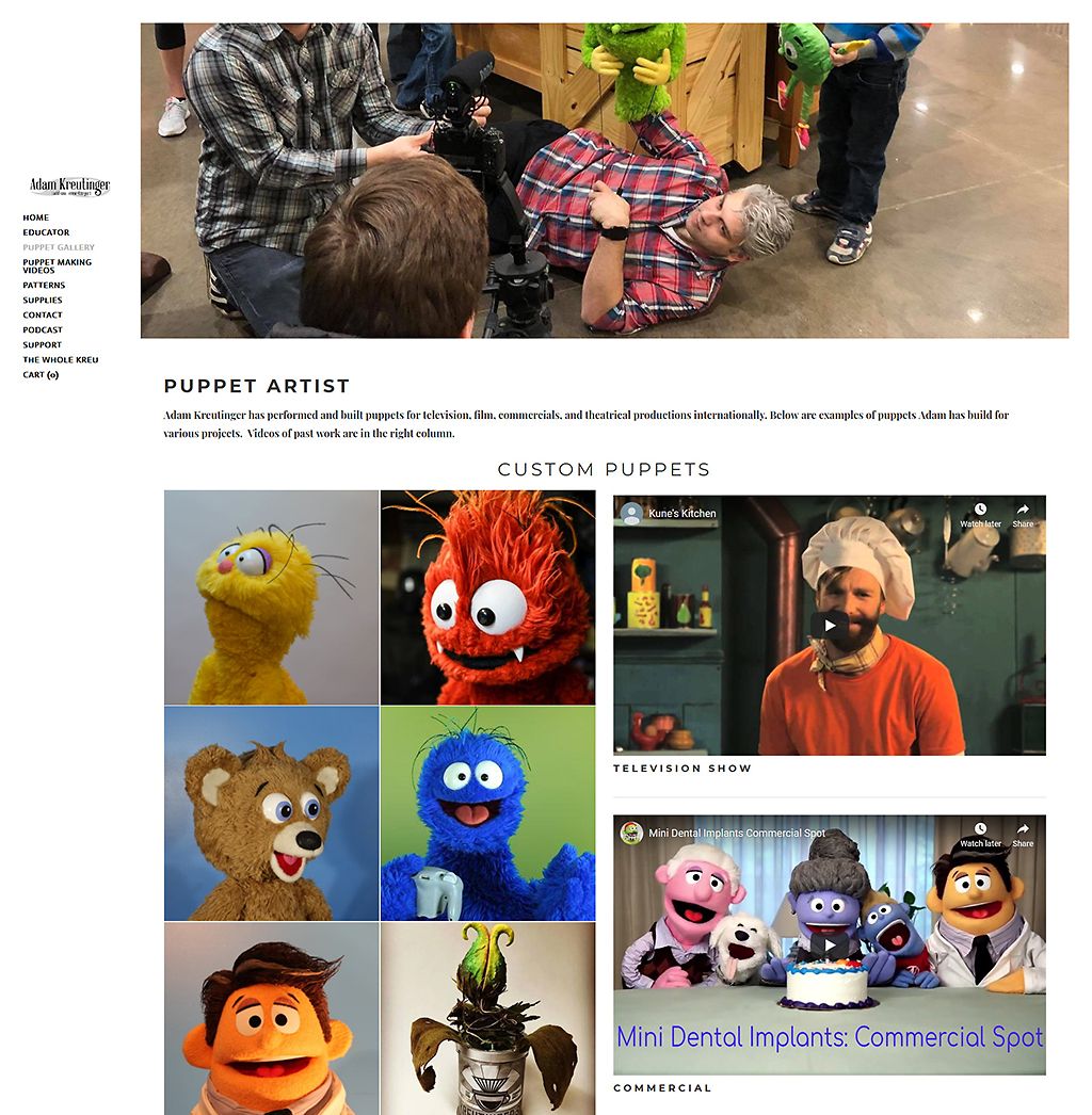 The Puppets of Adam Kreutinger