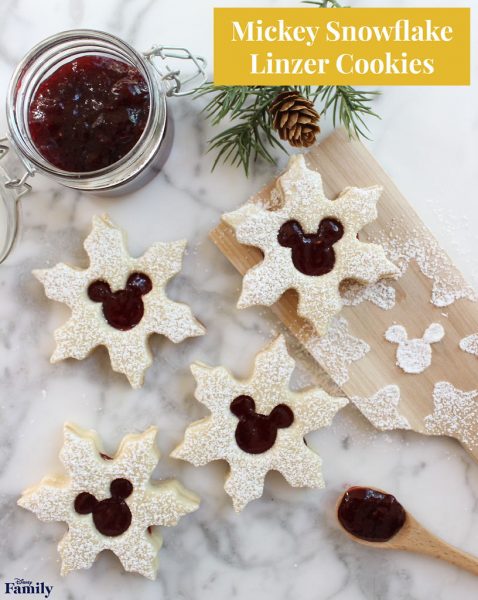 Hidden Mickey Linzer Cookies