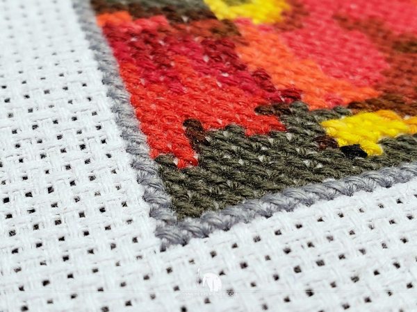 Iago Pixel Art Cross Stitch Pattern Close-Up