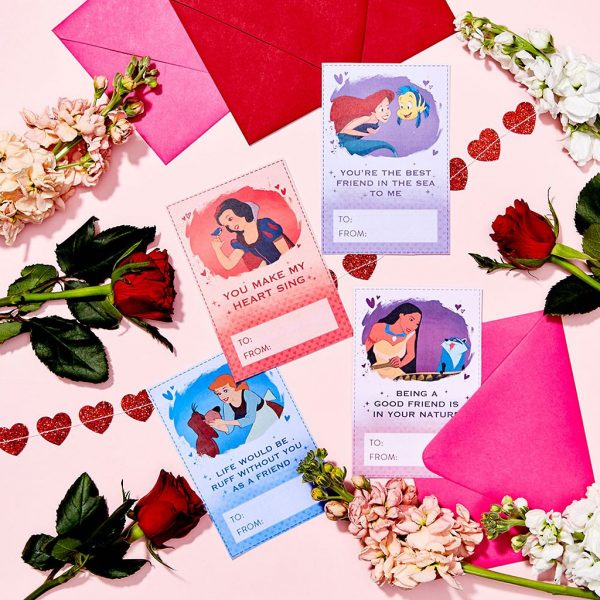 Disney Princess Printable Valentines