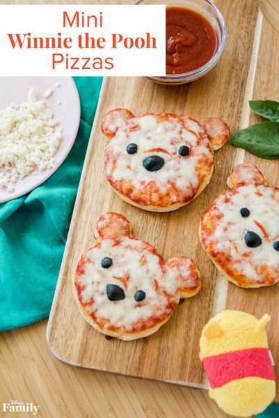 Mini Winnie the Pooh Pizzas