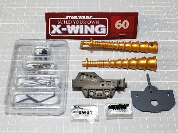 "Build Your Own X-Wing" Issue 60 Parts