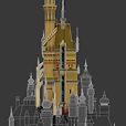 "Castle of Dreams" Paper Model in Progress