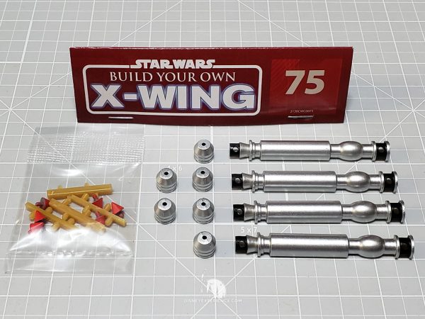 "Build Your Own X-Wing" Issue 75 Parts