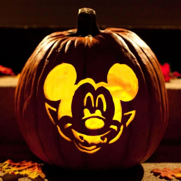 Vampire Mickey Pumpkin Pattern