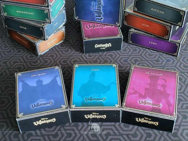 Disneny Villainous Designer Tuck Boxes