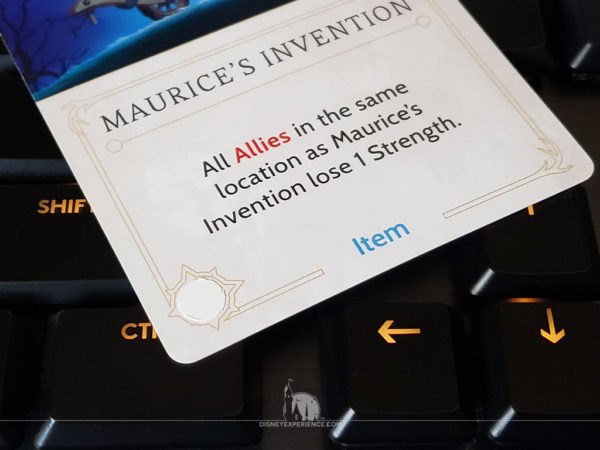 "Maurice's Invention" has a misprint in early copies of the game.