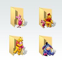 "Winnie the Pooh" Folder Icons