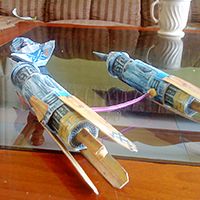 Anakin's Podracer Paper Model