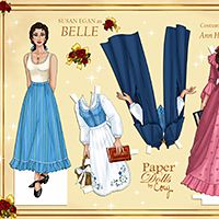 Broadway Belle Paper Doll
