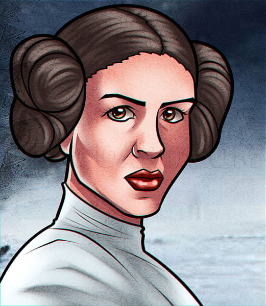 How to Draw Princess Leia