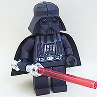 LEGO Darth Vader Paper Model