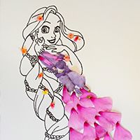 Disney Princess Nature Crafts