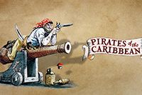 "Cannon Pirate" Desktop Wallpaper