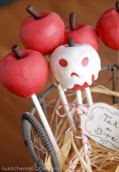 Poison Apple Cake Pops