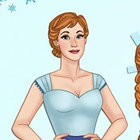 "Frozen" Broadway Anna Paper Doll