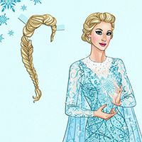"Frozen" Broadway Elsa Paper Doll