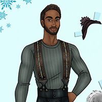 "Frozen" Broadway Kristoff Paper Doll