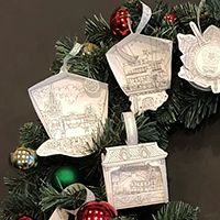Disney Parks Paper Ornaments