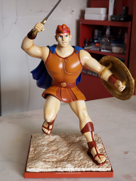 Completed 3-D Printed Hercules Statue