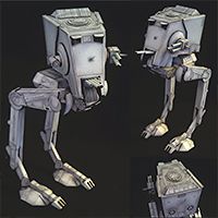 AT-ST Paper Model