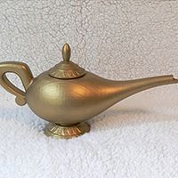 Genie's Lamp 3D Model