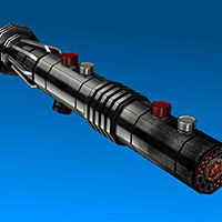 Darth Maul's Lightsaber Paper Model