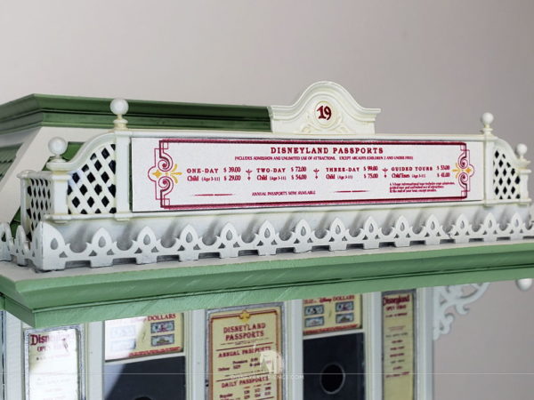 Disneyland Ticket Booth 3D Print Billboard